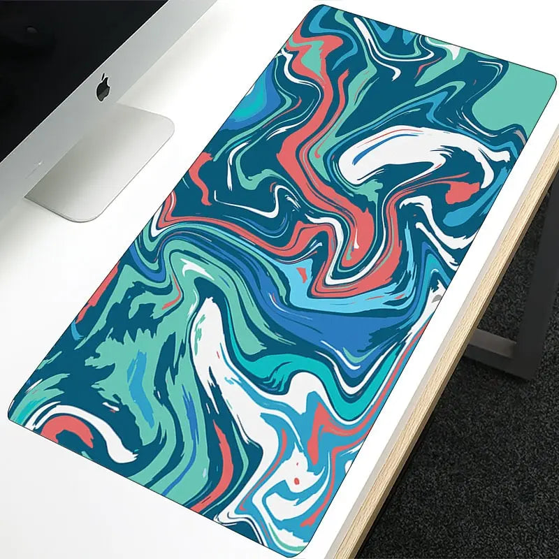 XXL Strata Liquid Mouse Pad Computer Laptop Anime Keyboard Mouse Mat Large Mousepad Keyboards Gamers Decoracion Desk Mat