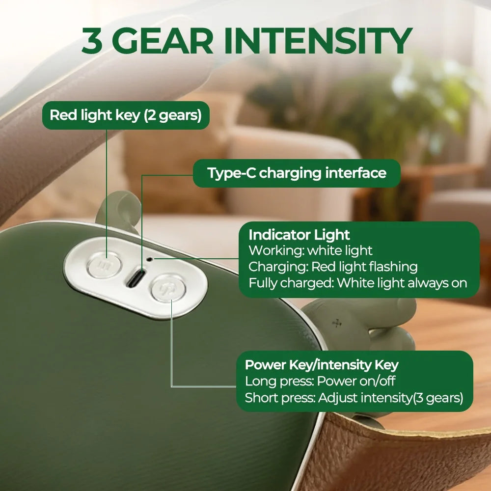 4D Bionic Finger Neck Shoulder Massager Wireless Neck Cervical Trapezius Kneading Massage Shawl Brushless Motor Neck masajeador