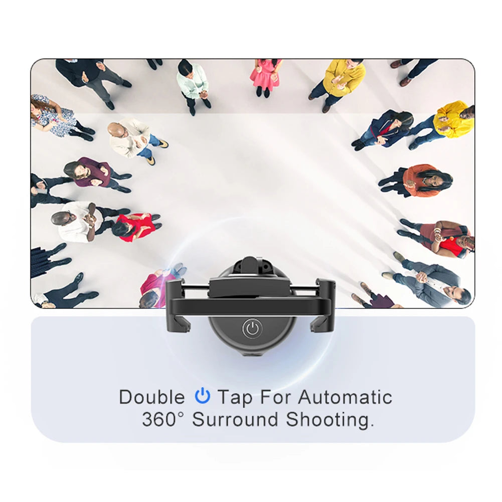 Auto Face Tracking Gimbal 360 Rotation Desktop Tracking Gimbal Selfie Stick Tripod for Smartphone Video Vlog Auto Phone Holder